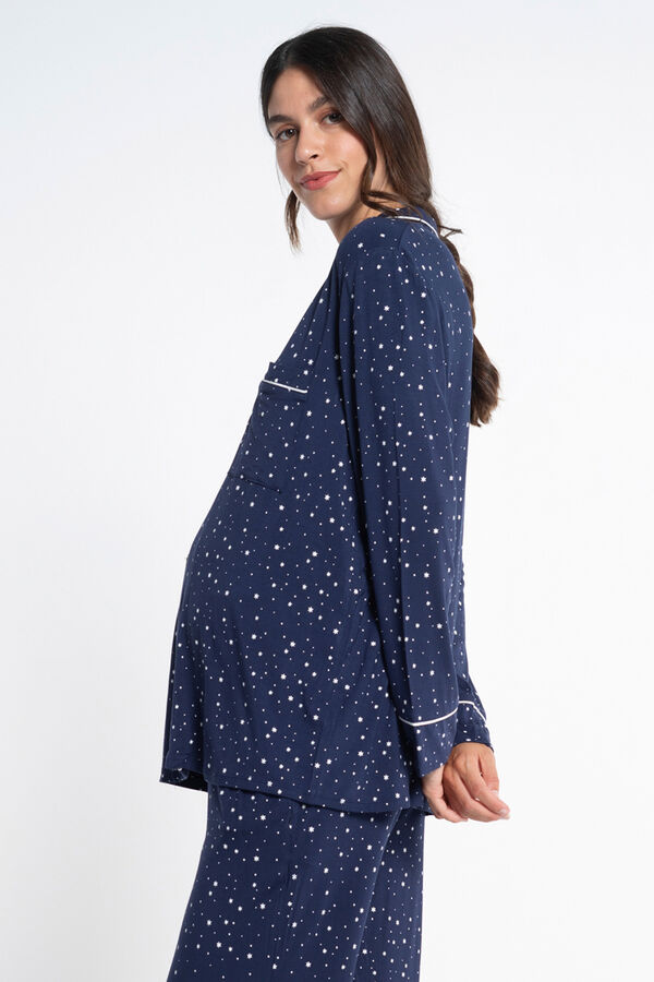 Ohma! Pack pijama formal con print estrellas estampado