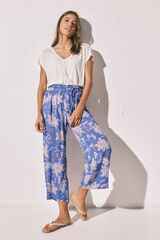 Women'secret Cal&ccedil;a capri estampada azul azul