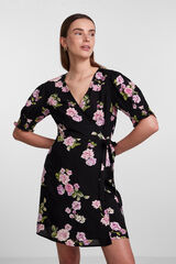 Pieces Vestido midi negro