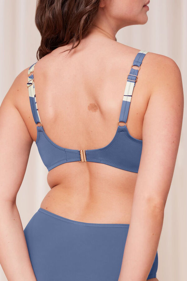 Triumph Top de biquíni com aros azul
