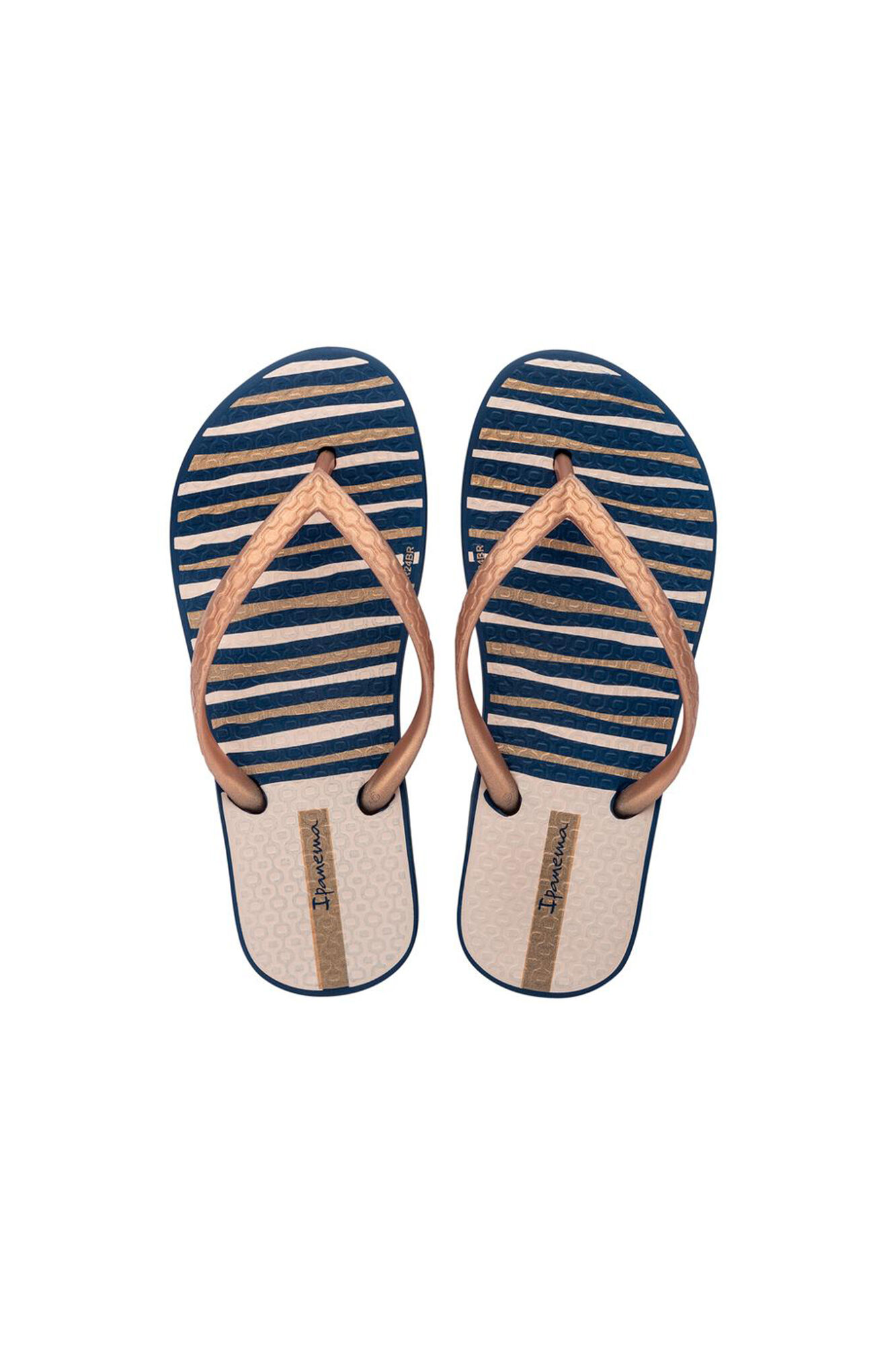 Ipanema Chinelos cl&aacute;ssicos riscas em azul