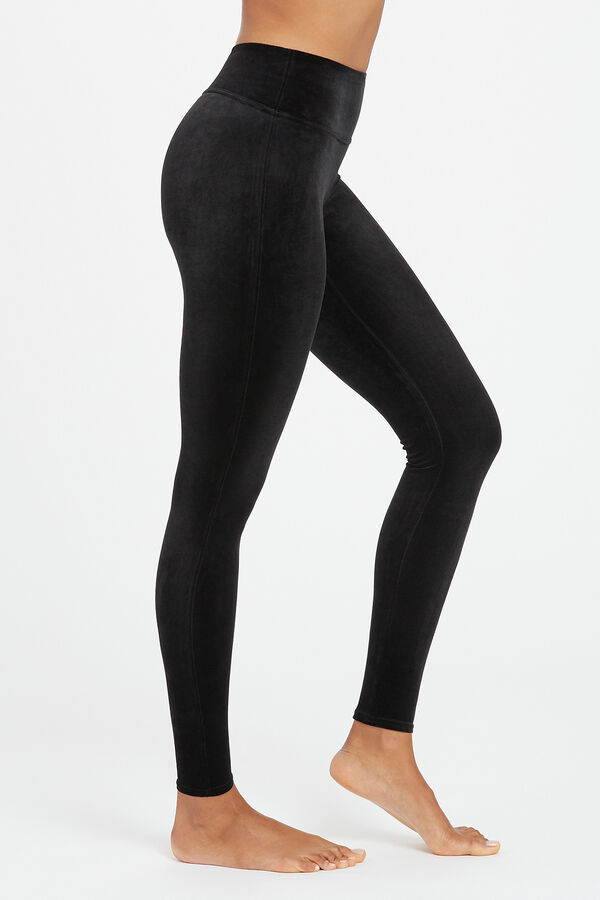 Spanx Leggins moldeadores terciopelo negro