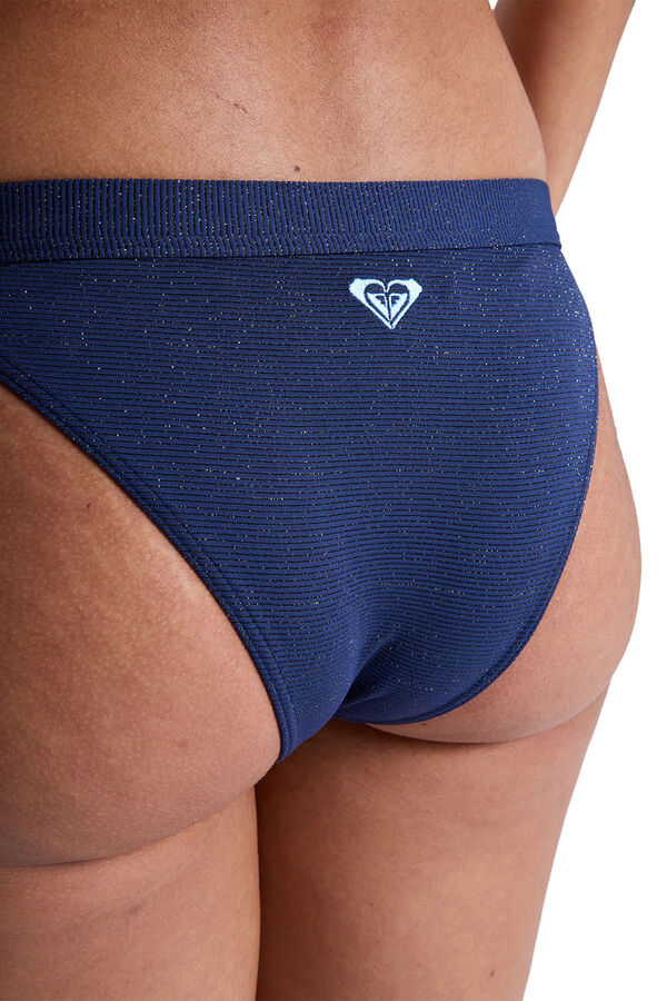 Roxy Braga de bikini brasile&ntilde;a brillo azul