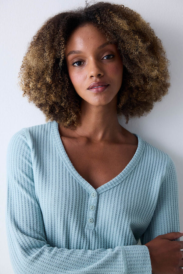 Penti Conjunto de pijama largo verde