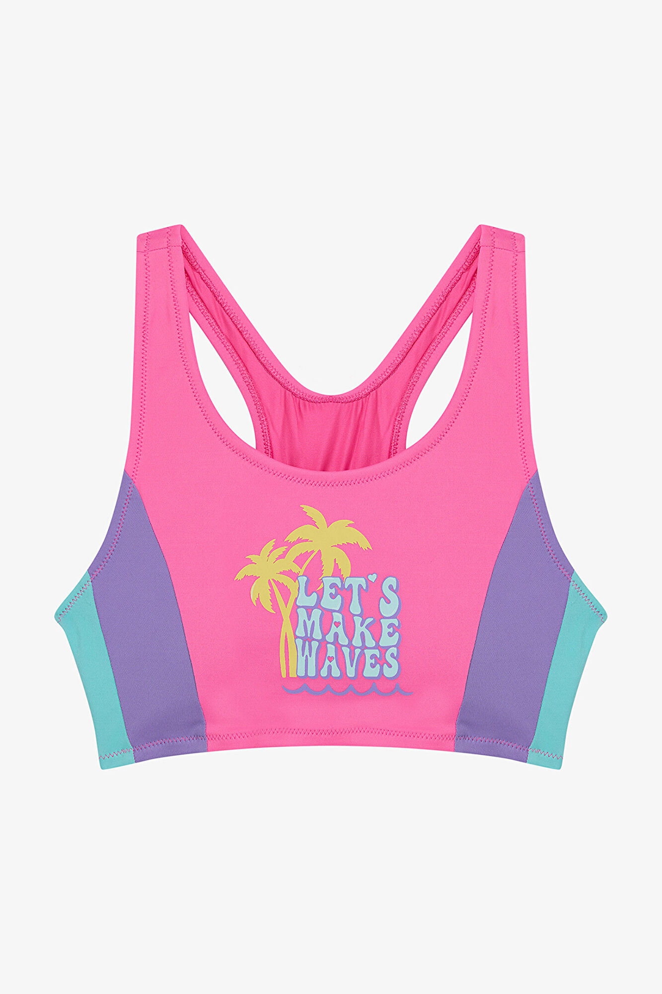 Penti Conjunto de bikini rosa palmeras