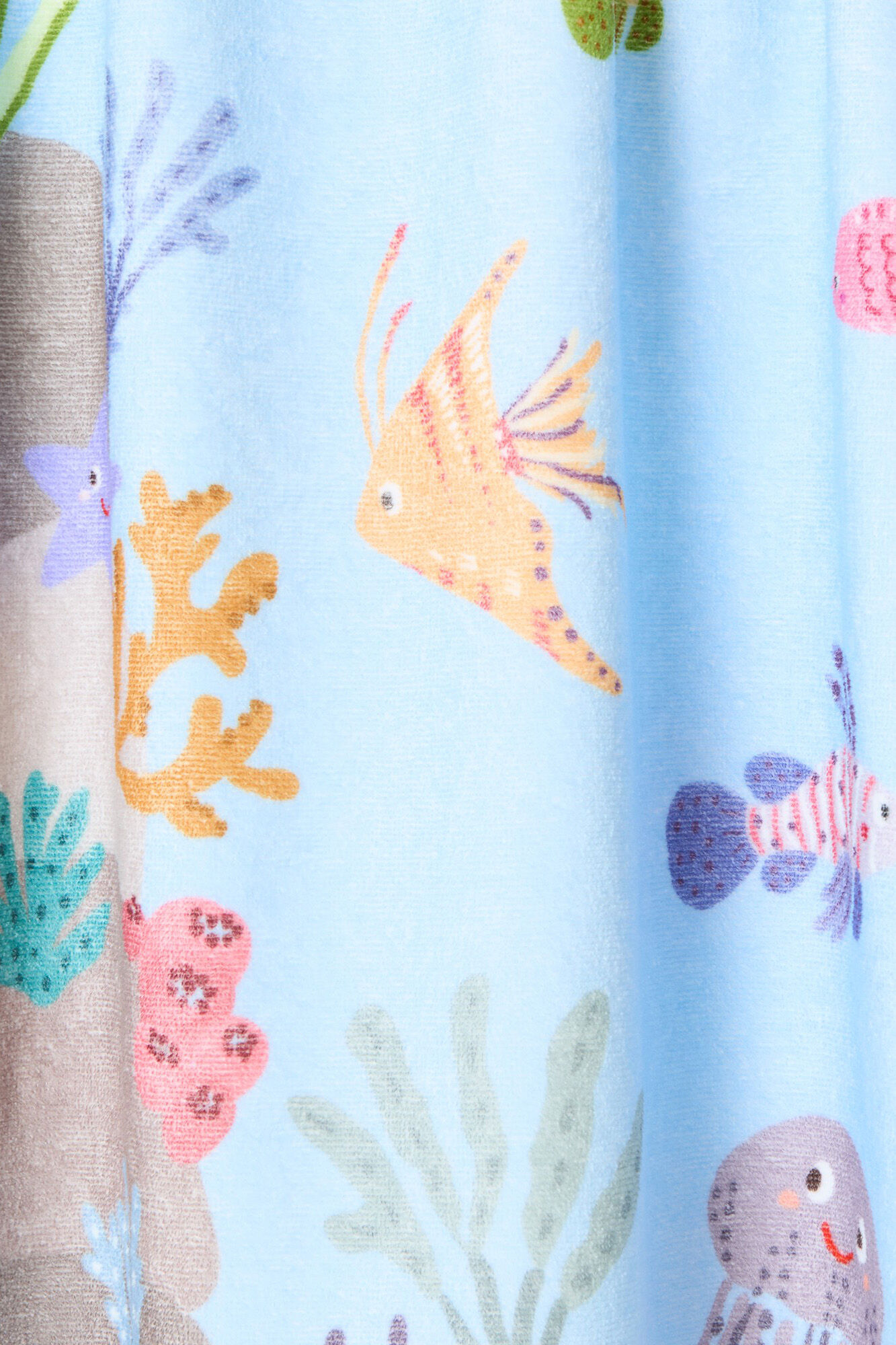 Textura Toalla de playa rizo estampado