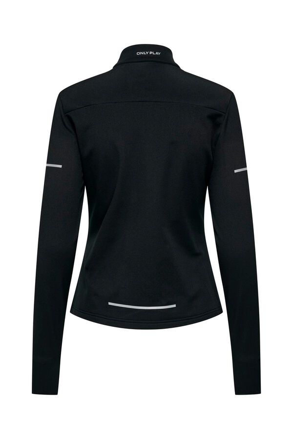 Only Play Jaqueta t&eacute;cnica acolchoada e detalhes refletivos preto