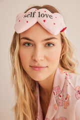 Women'secret Antifaz dormir corazones rosa