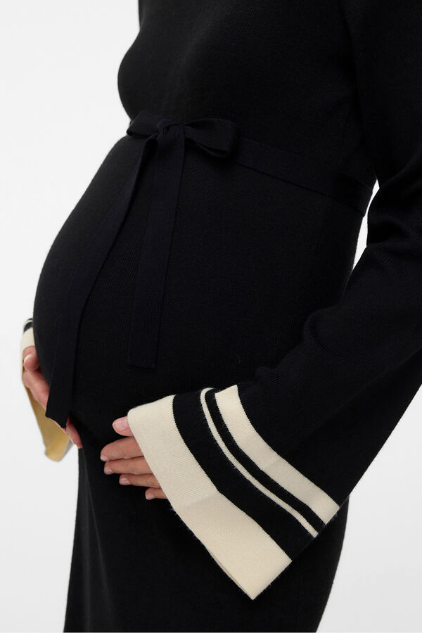 Mamalicious Vestido de maternity em malha  preto