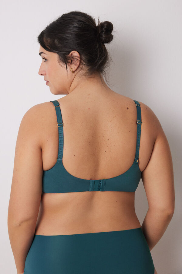 Women'secret Suti&atilde; de microfibra verde PRETTY cl&aacute;ssico verde