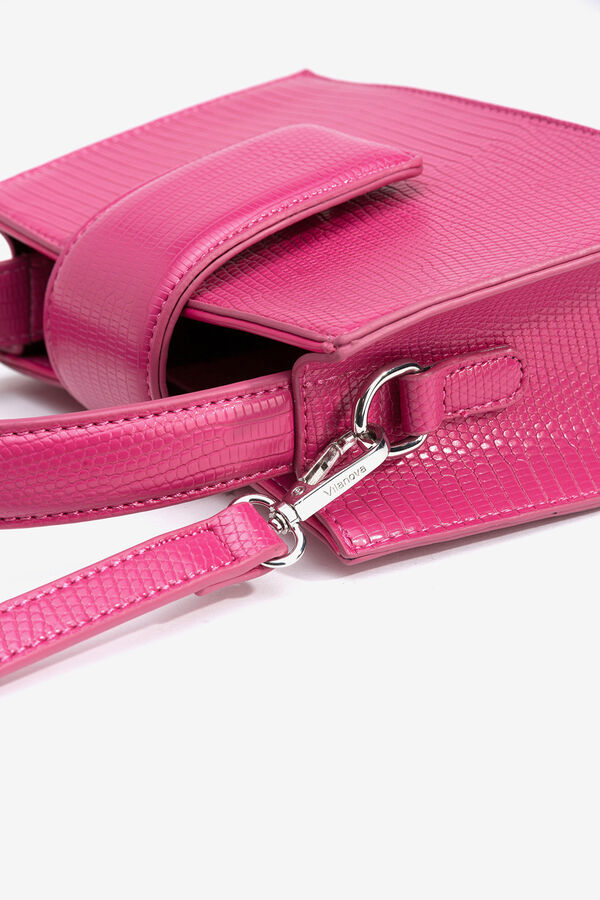 Vilanova Bolsa com aba rosa