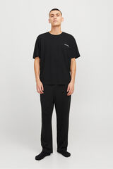 Jack & Jones Pack camiseta y pantal&oacute;n negro