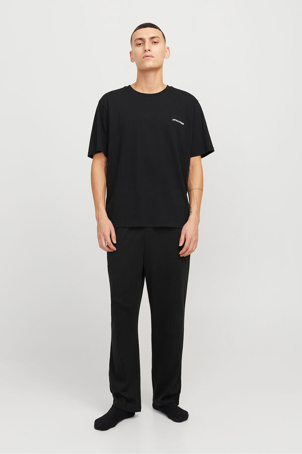 Jack & Jones Pack camiseta y pantal&oacute;n negro
