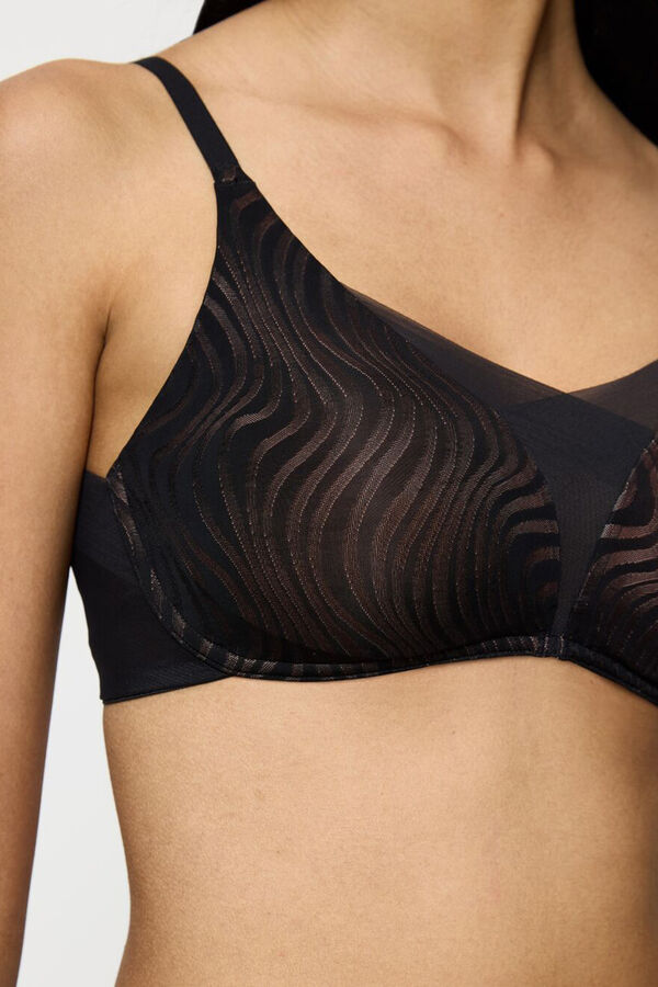 Triumph Soutien com enchimento sem aro Shape Smart preto