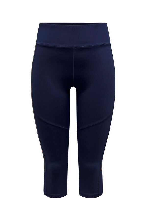 Only Play Legging medio tiro alto estampado azul