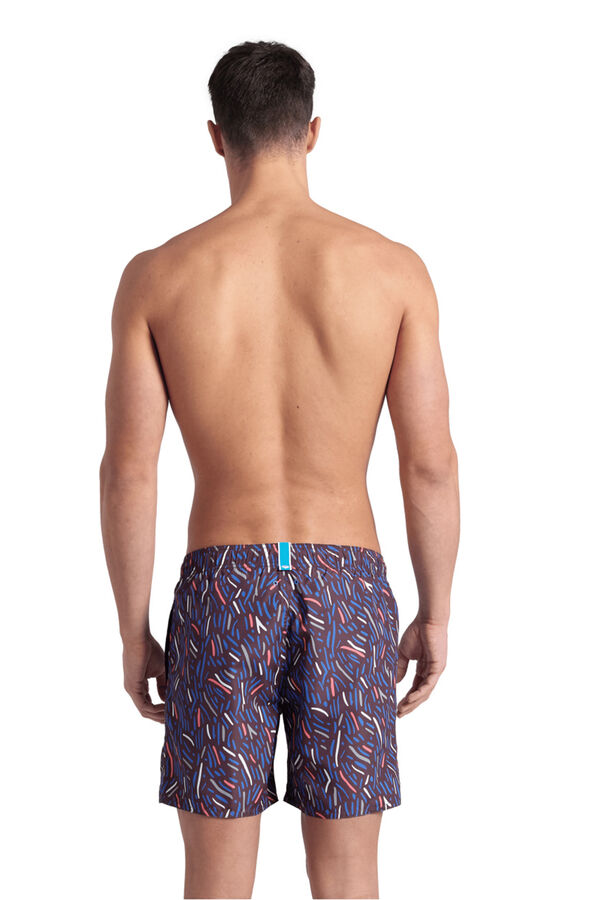 Arena Bóxer de playa arena para hombre Allover marrón