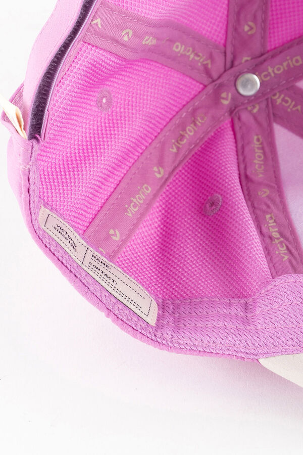 Victoria Bon&eacute; bordado rosa