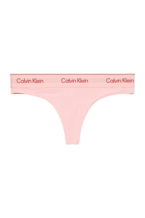 Calvin Klein Tanga individual mujer rosa