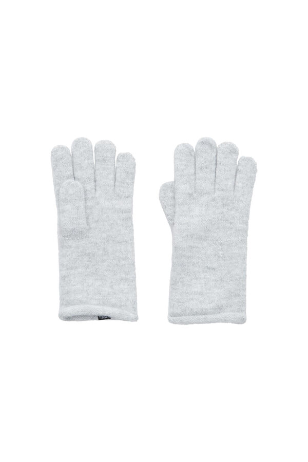 Womensecret Guantes de punto gris