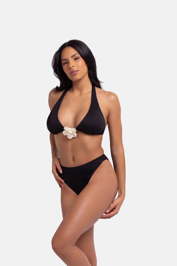 Dorina Maiô triangular preto preto