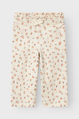 Name it Cal&ccedil;as menina estampado floral branco