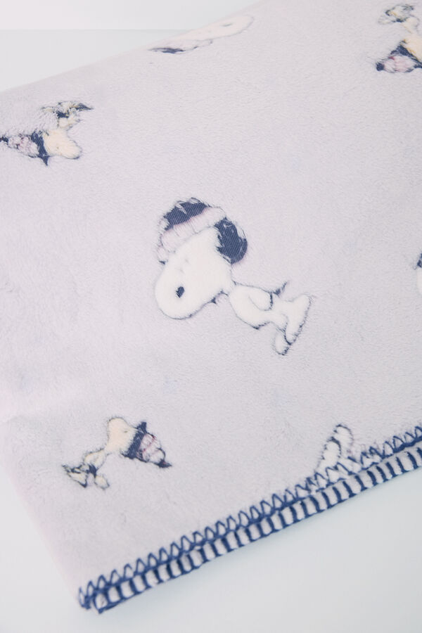 Women'secret Manta toque suave Snoopy azul