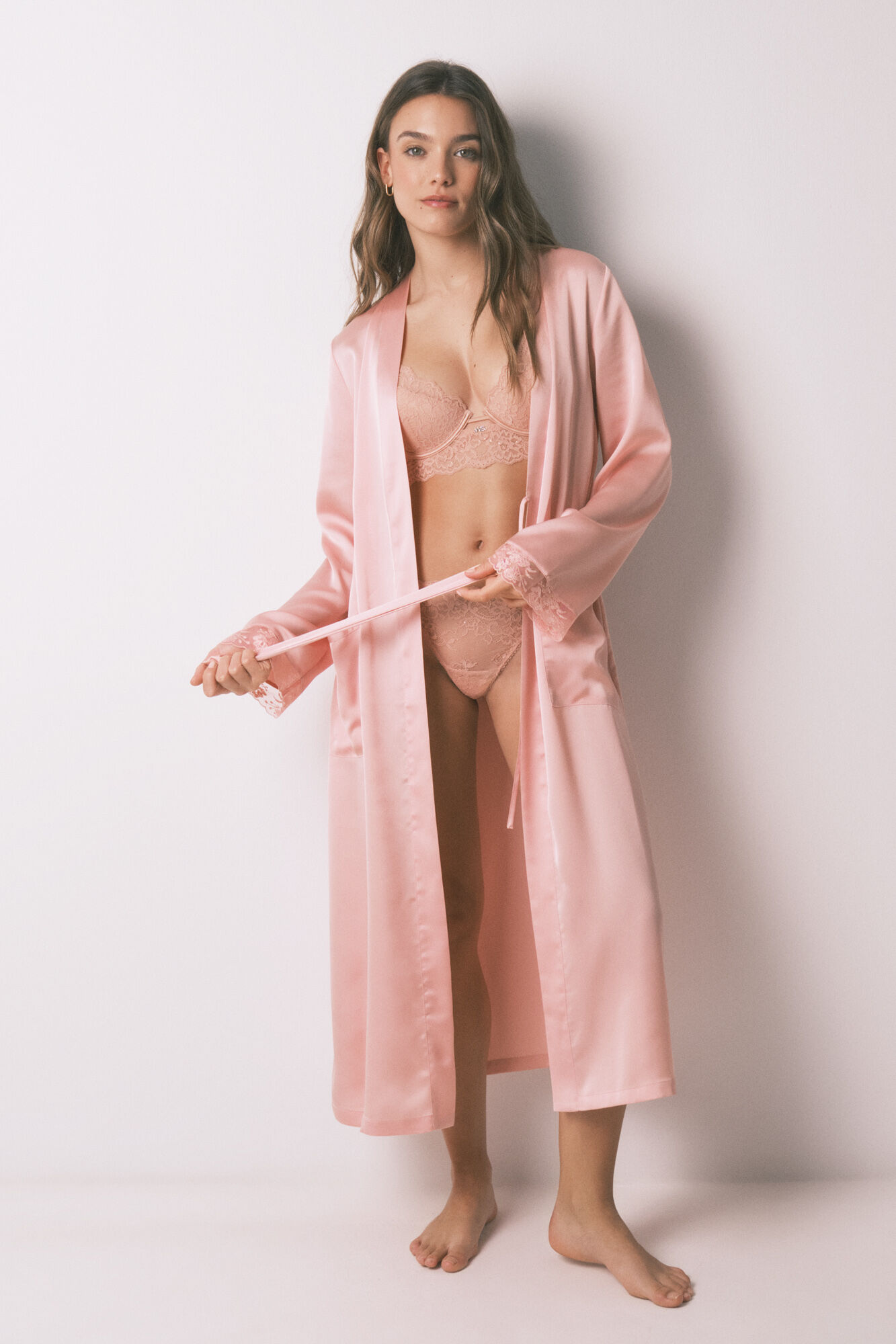 Women'secret Sujetador push up GORGEOUS encaje rosa