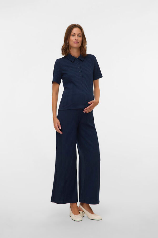 Mamalicious Pantal&oacute;n largo Maternity azul