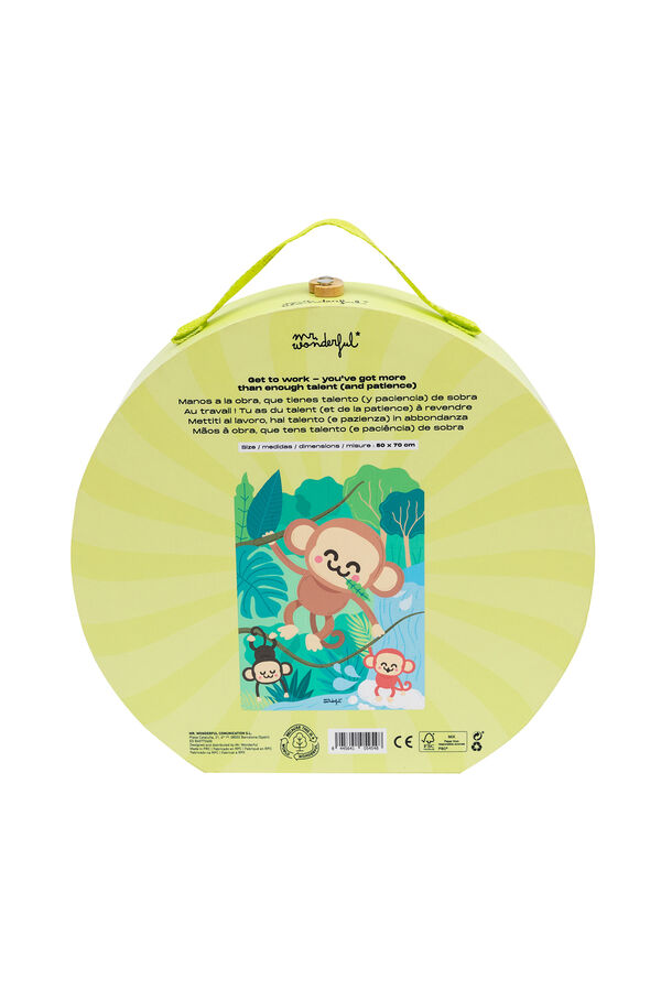 Mr. Wonderful Puzle - Monkey estampado