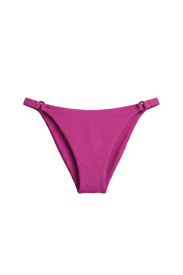 Women'secret Cueca de biqu&iacute;ni brasileira efeito U magenta rosa