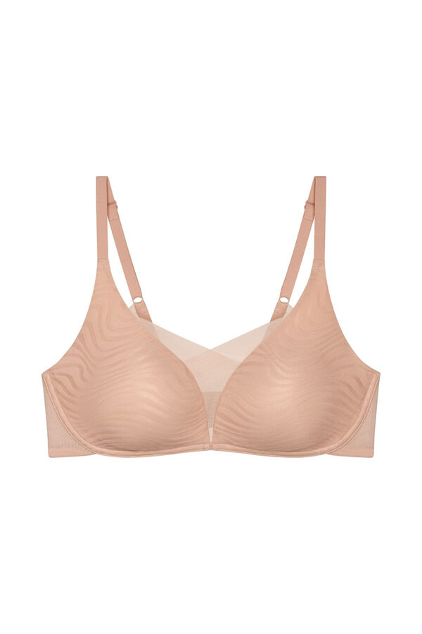 Triumph Soutien com enchimento sem aro Shape Smart bege