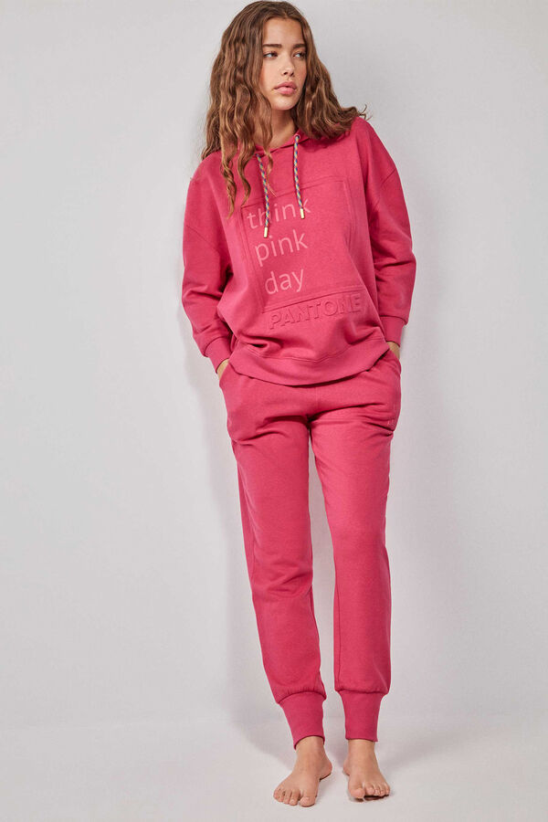 Gisela Conjunto sudadera y pantal&oacute;n fucsia
