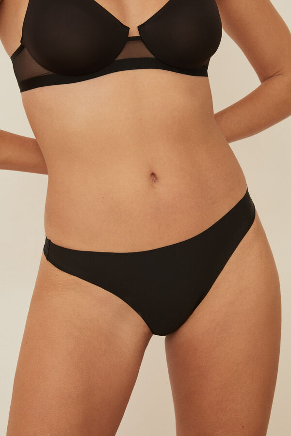 Women'secret Pack 2 tangas microfibra preto