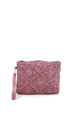 Abbacino Bolso de mano trenzado morado/lila