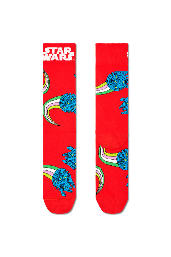 Happy Socks Meias Millennium Falcon de Star Wars vermelho