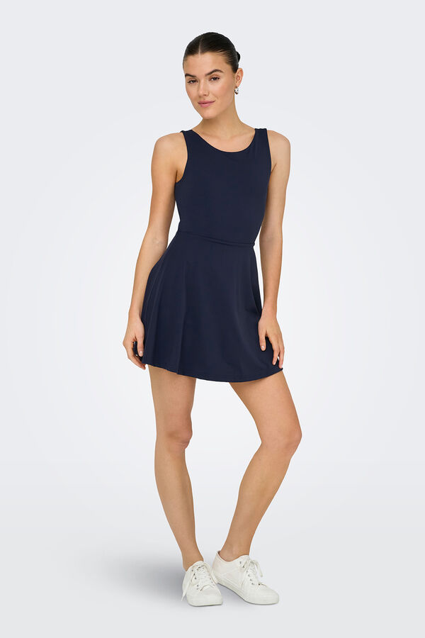 Only Play Vestido curto azul