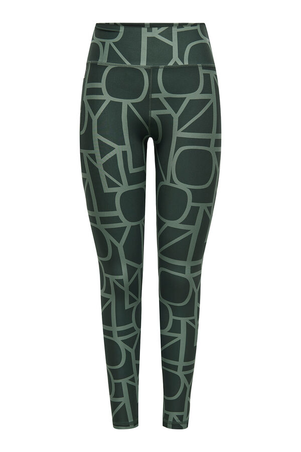 Only Play Leggings de cintura alta y bolsillo lateral turquesa