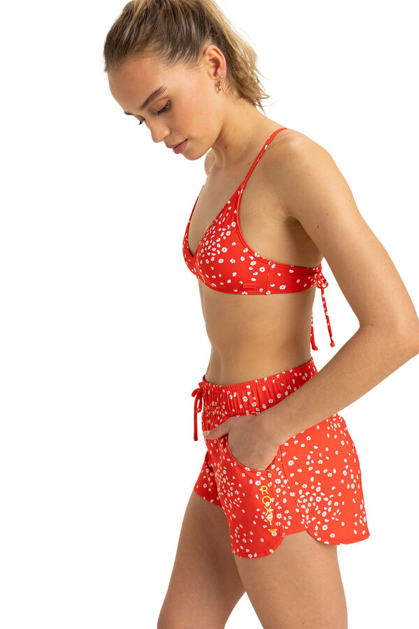 Roxy Cal&ccedil;as curtas vermelho