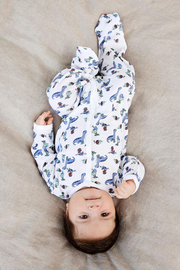 Name it Pack de dos pijamas enteros de bebé gris