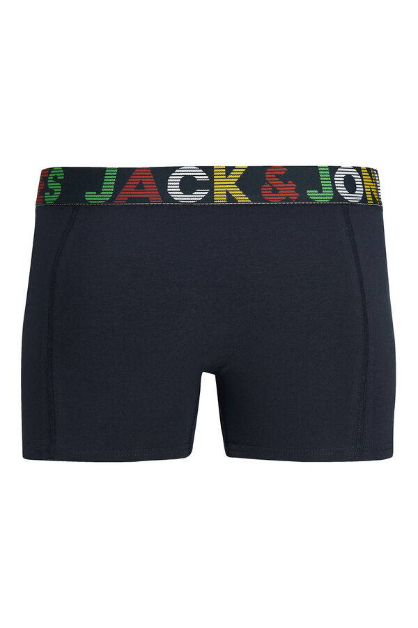 Jack & Jones Pack 3 b&oacute;xers cortos gris