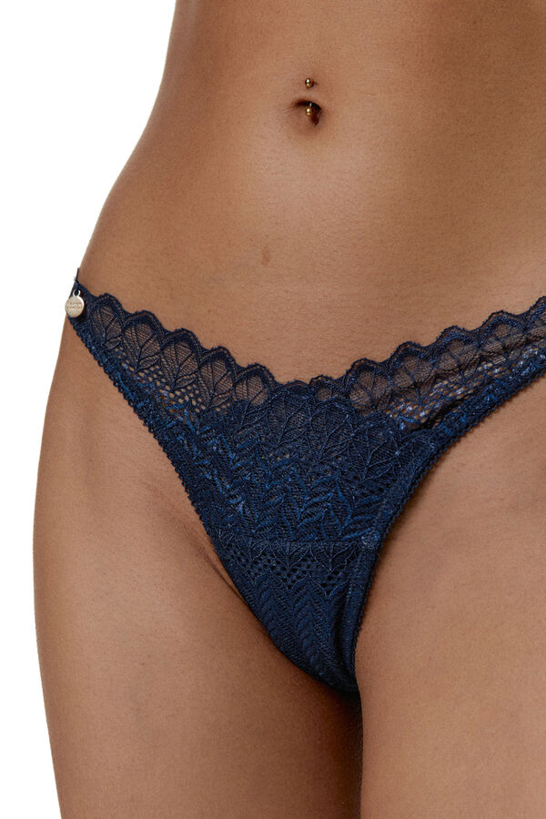 Black Limba Pack 3 bragas brasile&ntilde;as encaje estampado