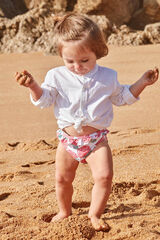 Gocco Braguita estampado hortensia blanco blanco