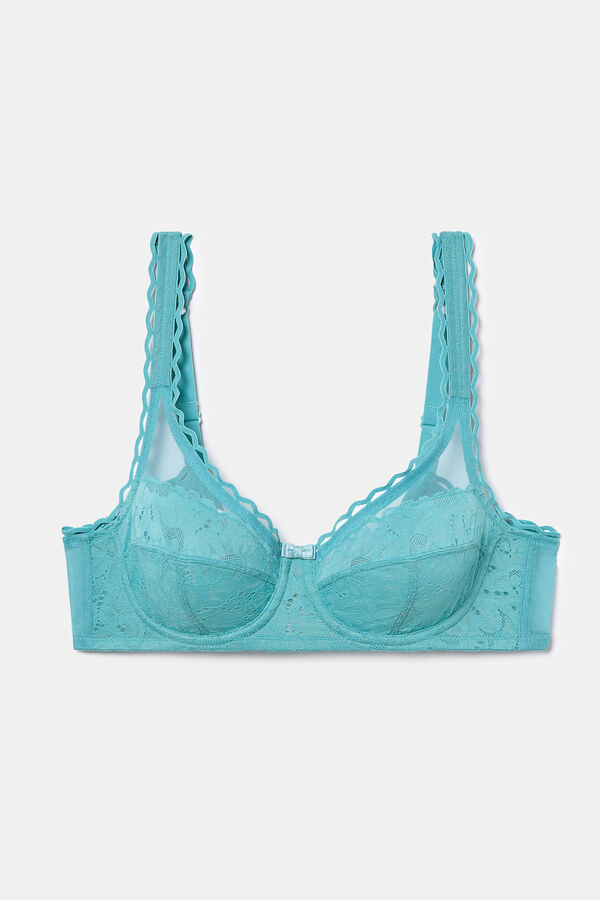 Playtex Sujetador de sujeci&oacute;n con encaje reciclado  azul