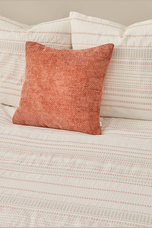 Textura Capa de edredom texturizada vermelho