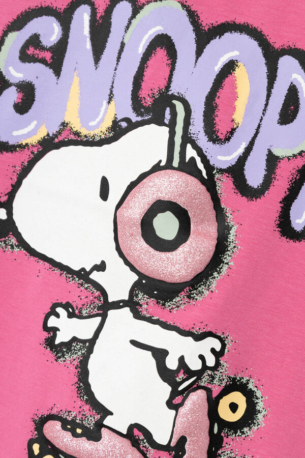 Name it Camiseta sin manga de Snoopy rosa