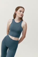 Born Living Yoga Top Elin Slate azul