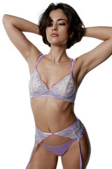 Black Limba Liguero de encaje Verve estampado