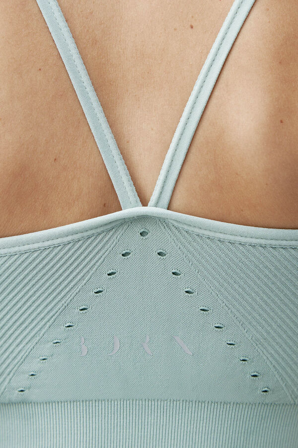 Born Living Yoga Top Kalu Old Green kaki