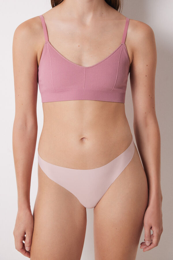 Women'secret Pack 3 tangas microfibra rosa rosa