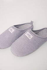 Women'secret Zapatillas casa chenilla gris gris